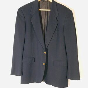 Christian Dior Blue Sport Coat Jacket 42 R Size 42 Vintage